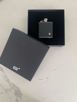 Montblanc Flachmann Leder schwarz Grösse Medium mit Box