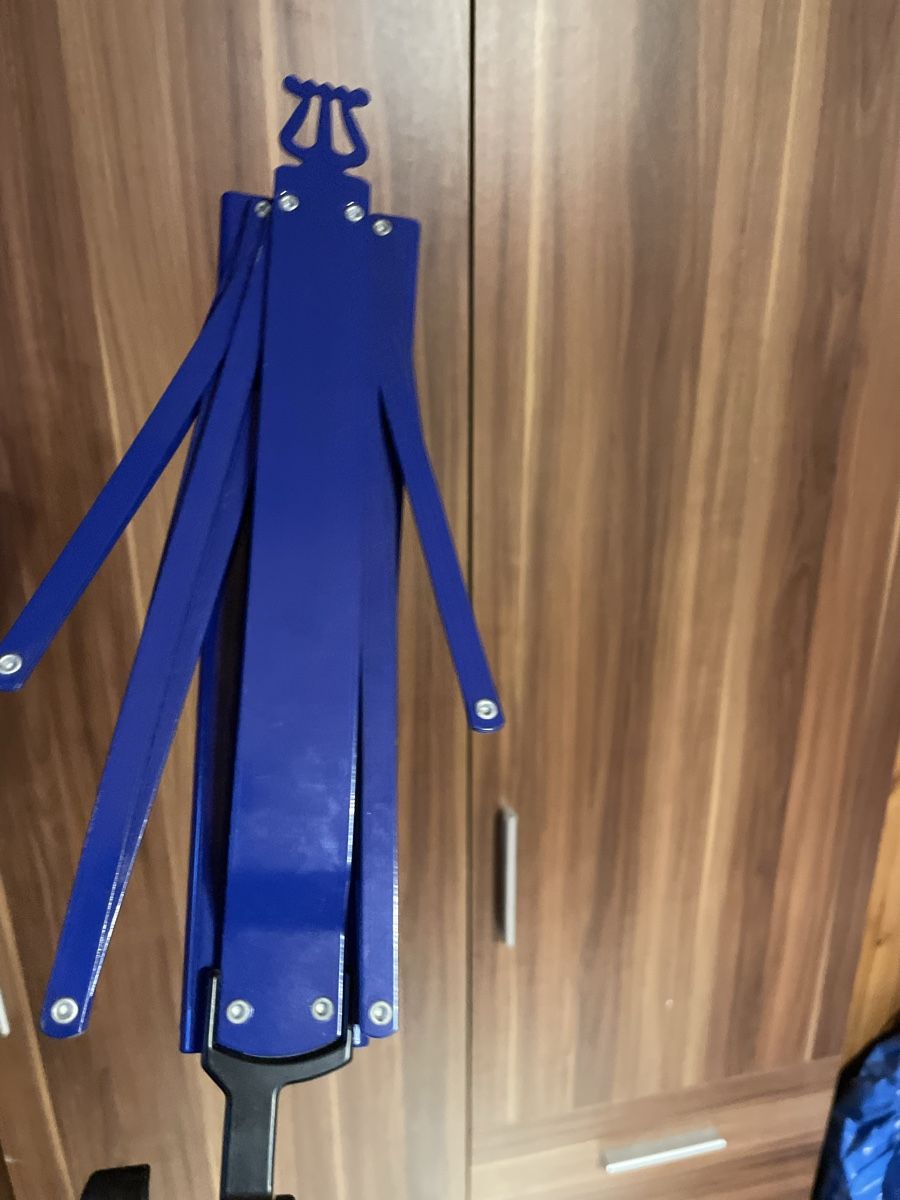 Supporti per strumenti musicali & leggii: Notenständer K&M klappbar blau  – Usato da Wattwil venduto da Weinachtsmann 2