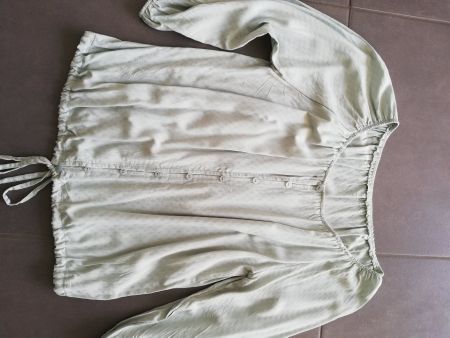 Leichte Sommerbluse Mintgrün NEU Gr M