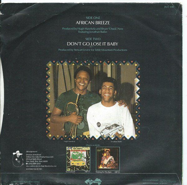 Vinyles: Masekela Hugh/Jonathan Butler: African Breeze 7" – D'occasion à Steinhausen par Vilivinili 1