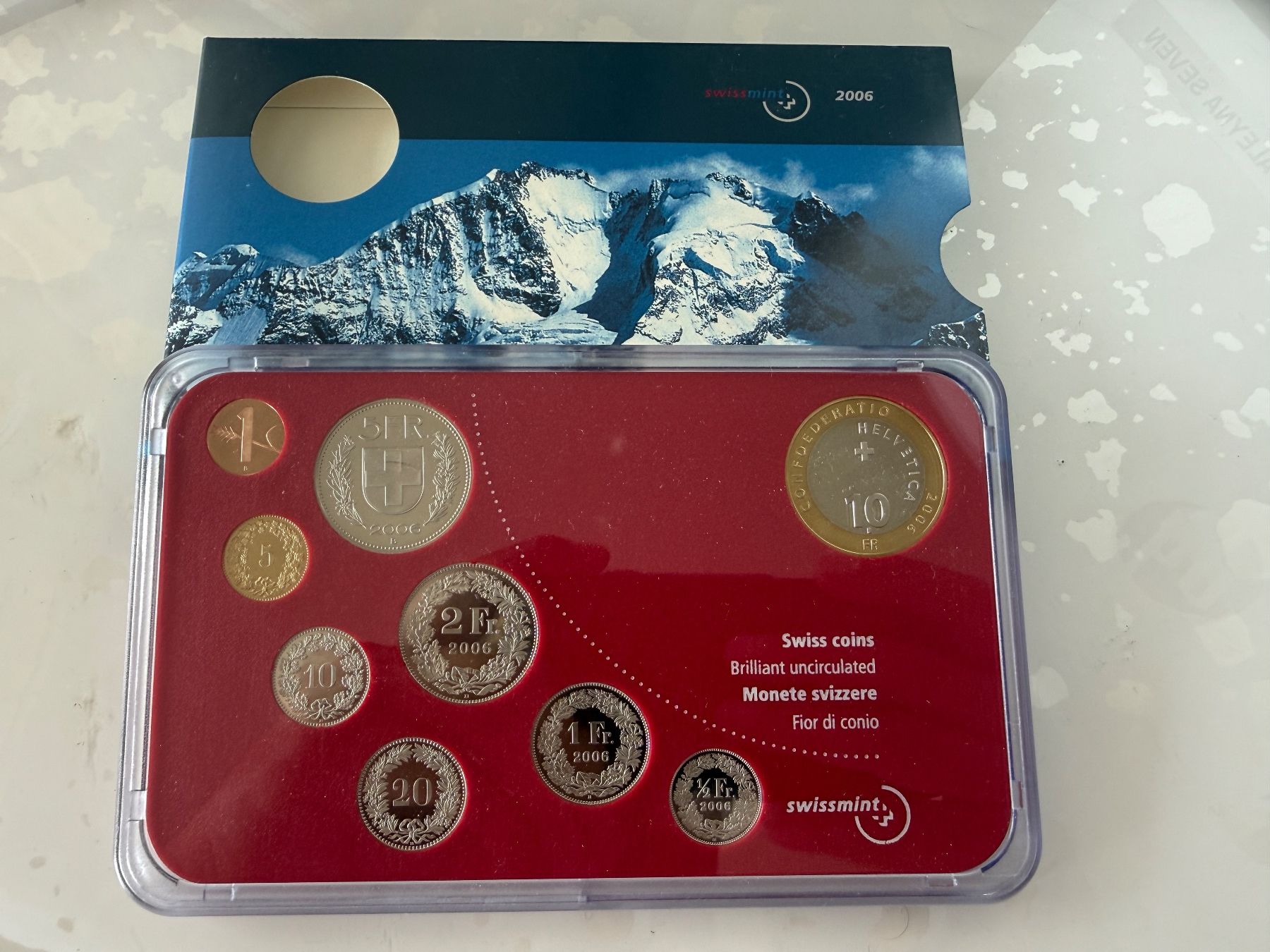 Tutti le monete: Schweizer Münzsatz 2006  Stempelglanz – Nuovo (secondo la descrizione) da Wallisellen venduto da SWISS_SILVER1 2