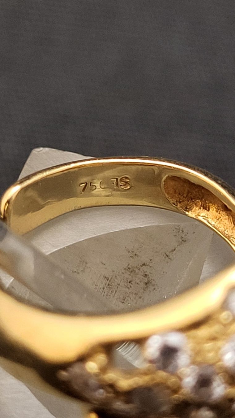 Ringe: Goldring mit Raubkatzen-Kopf – Gebraucht aus Basel von spinne02 8