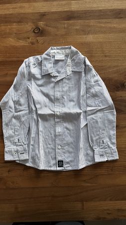 Gestreiftes Jungen Hemd Gr. 116 - Top Zustand