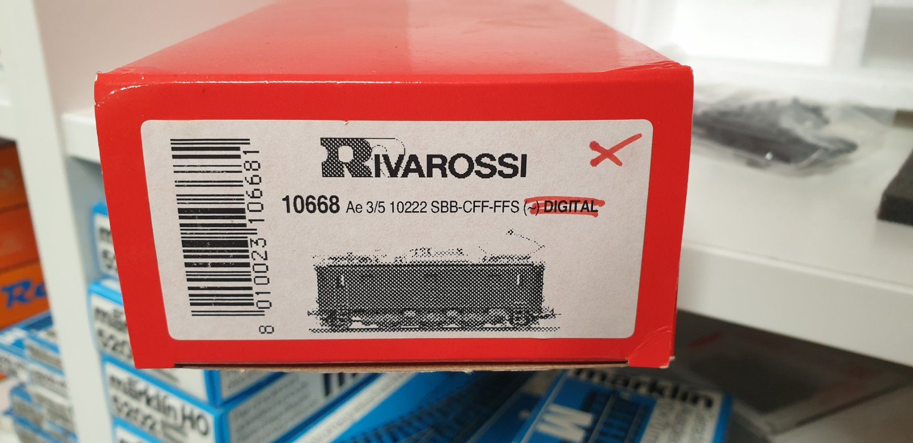 Rivarossi Modellini di ferrovie: Rivarossi SBB Ae3/5 AC Digital ESU 10668 – Nuovo (secondo la descrizione) da Geroldswil venduto da TopTrain54 1