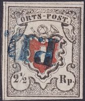 ORTS POST (T.12) mit klarem P.D. von BERN +BEFUND, K: 2300.-