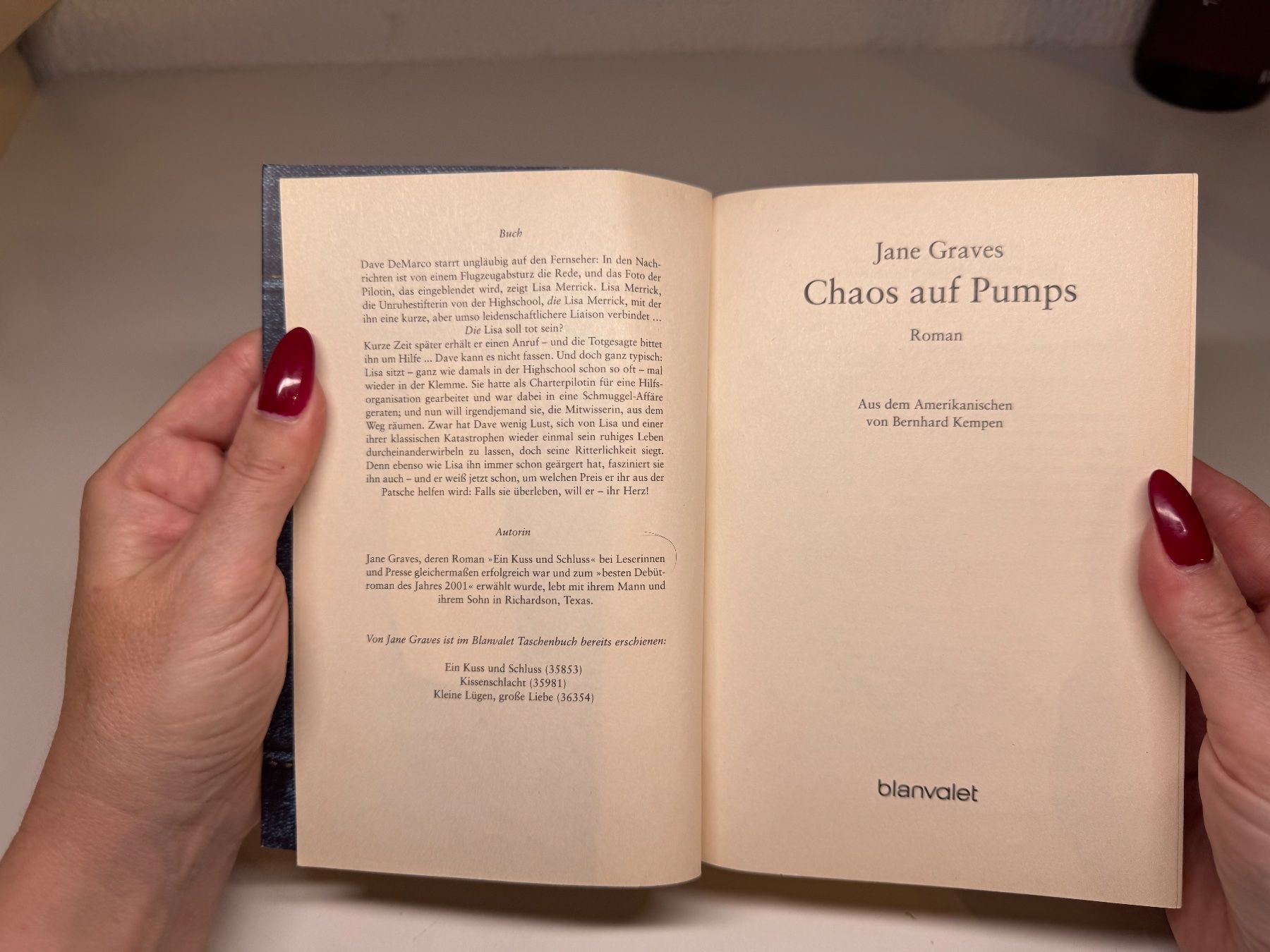 Bücher: ROMAN: Jane Graves, Chaos auf Pumps – Gebraucht aus Grosswangen von Deutsche_Romane 2