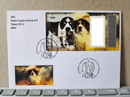 FDC Swiss Crypto Stamp 3.0, ID6, Milo