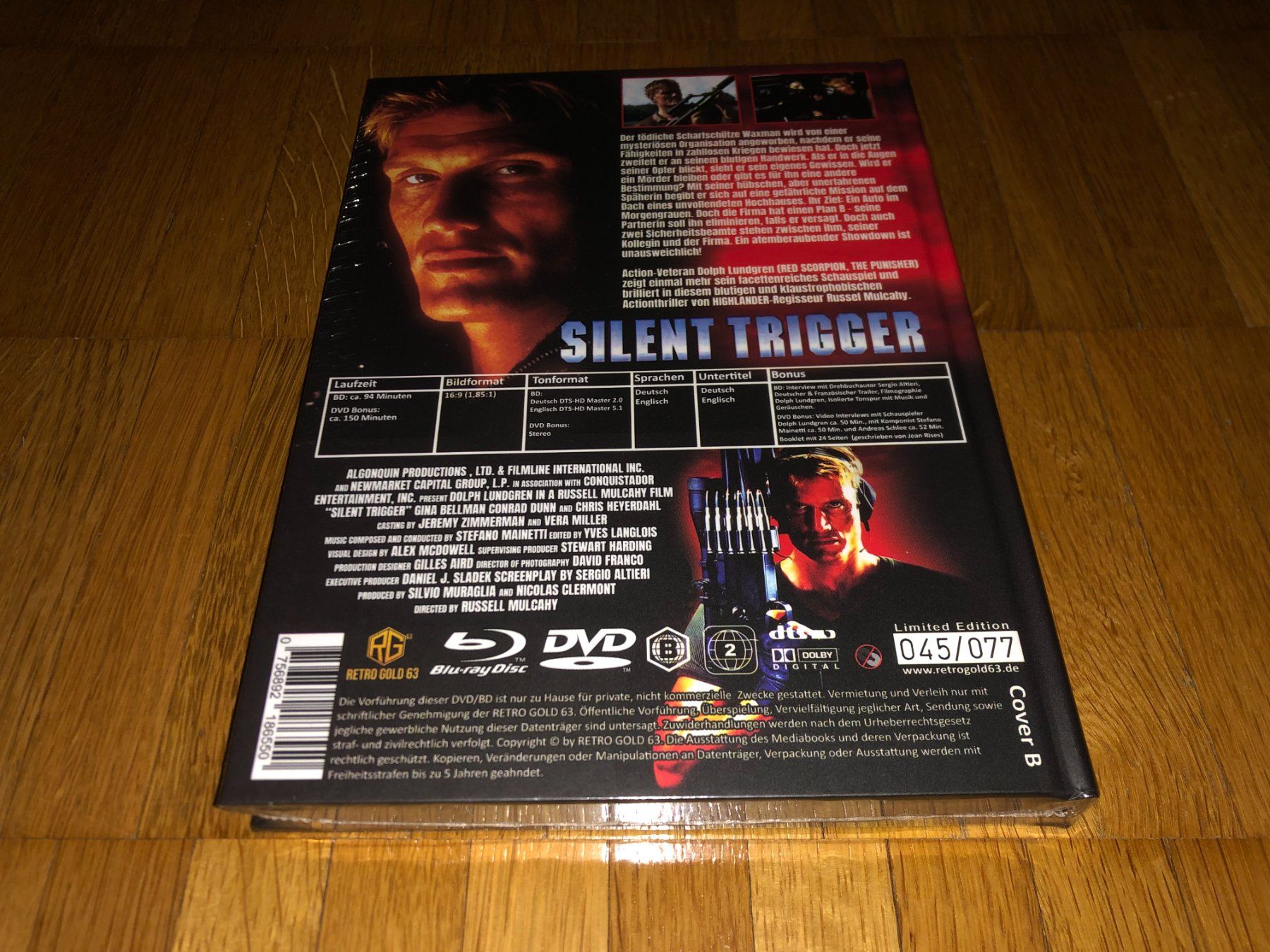 Tutti i DVDs: Silent Trigger - MEDIABOOK - B - UNCUT – Nuovo e nell'imballaggio originale da Basel venduto da havsok 1