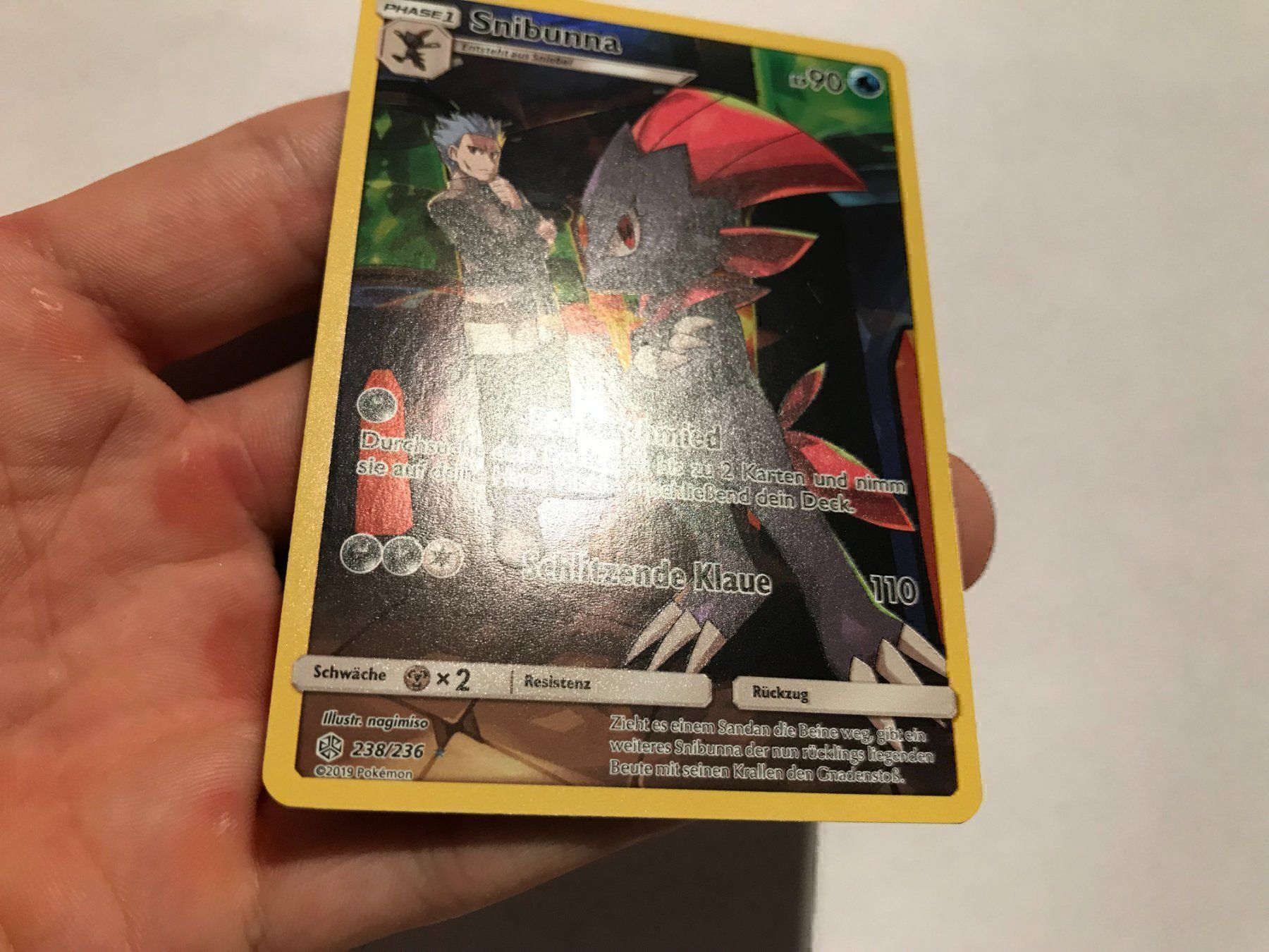 Pokémon Carte collezionabili: Snibunna Fullart – Nuovo (secondo la descrizione) da Hagendorn venduto da Pokecollectorch 3