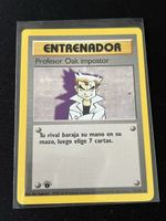 Pokémon Professor Oak Impostor Base Set 1re Ed ESP NEW