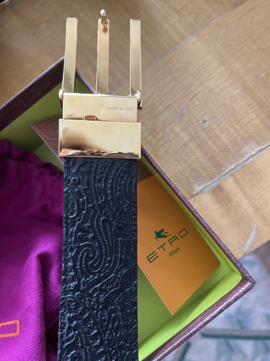 Etro Cinture: Ceinture Etro réversible - Élégance et polyvalence! – Usato da Crans VS venduto da Vera3014 2