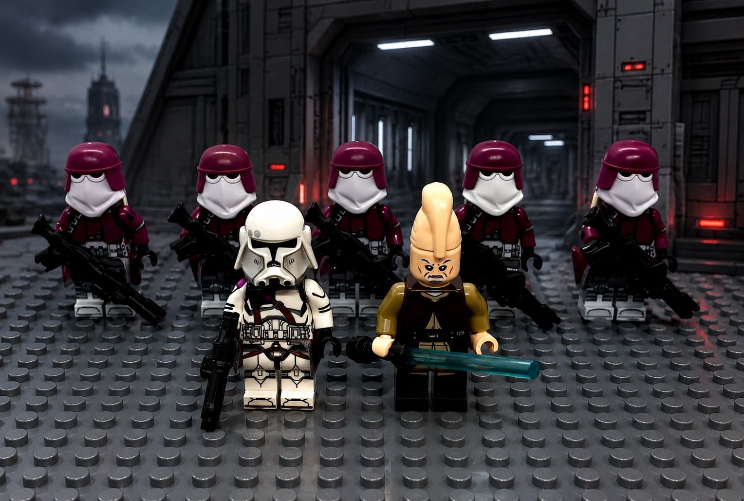 Star Wars Kit di costruzioni: Custom Ki-Adi Mundi, Commander Bacara & 5 Galactic Marines – Nuovo (secondo la descrizione) da St. Gallen venduto da Starlord77