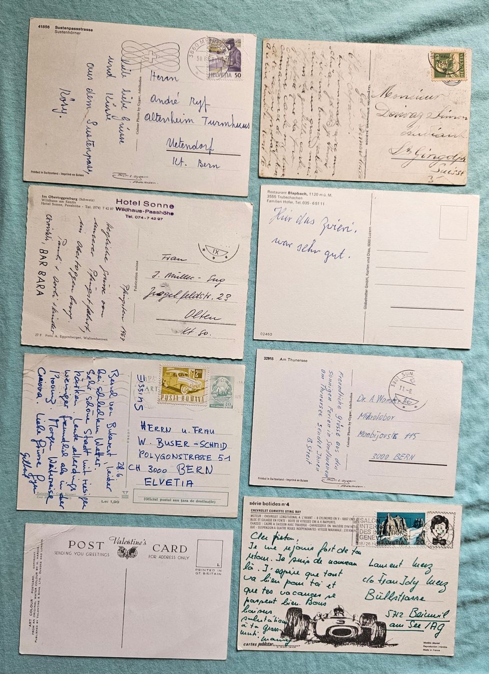 Cartoline postali: Lot Allerlei 2. Qualität – Difettoso da Steffisburg venduto da skydog66 3