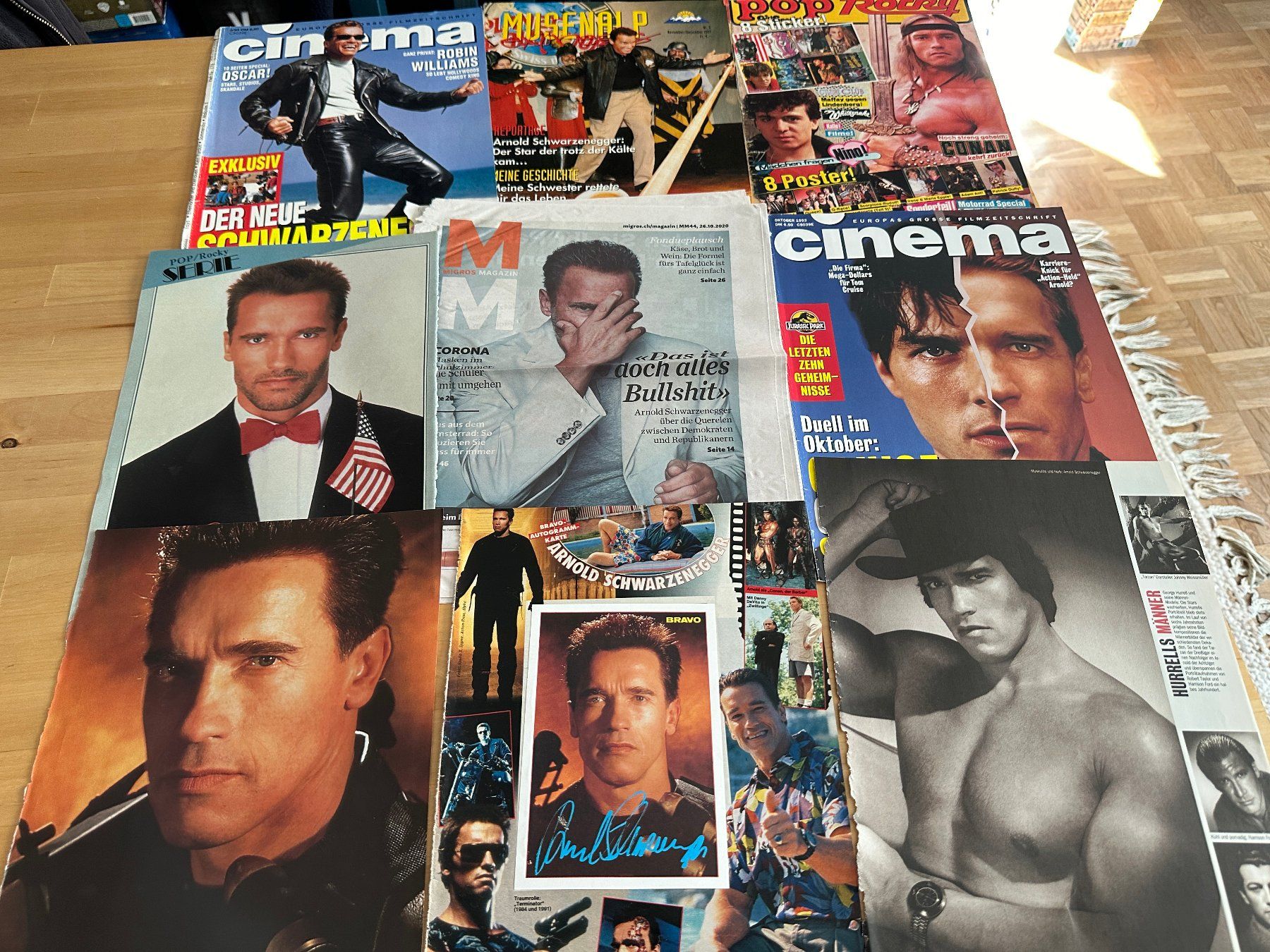 Riviste & Magazine: ARNOLD SCHWARZENEGGER TERMINATOR rare Berichte + Poster 80's – Usato da Basel venduto da Partridge 2