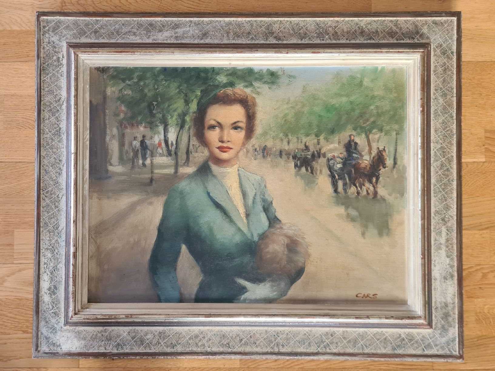 Dipinti: Strassen scene in Paris – Usato da Hünibach venduto da sokothu 3