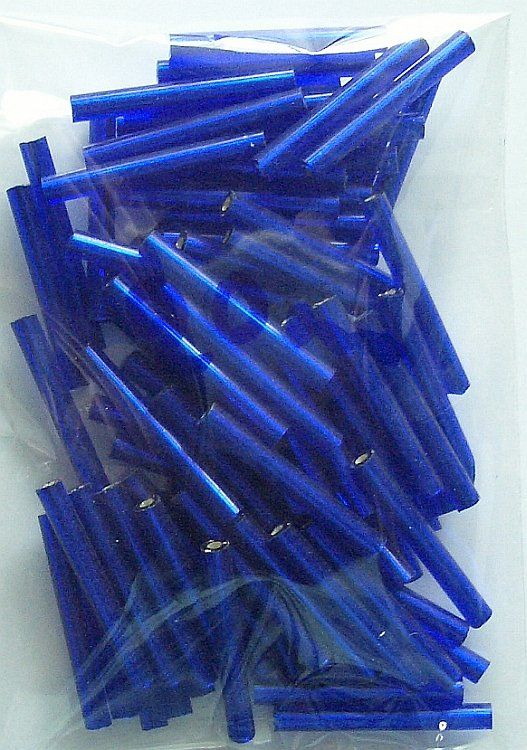 Mesbilles Glasmurmeln - 5 Stück Glänzend Blau 20mm Kugeln
