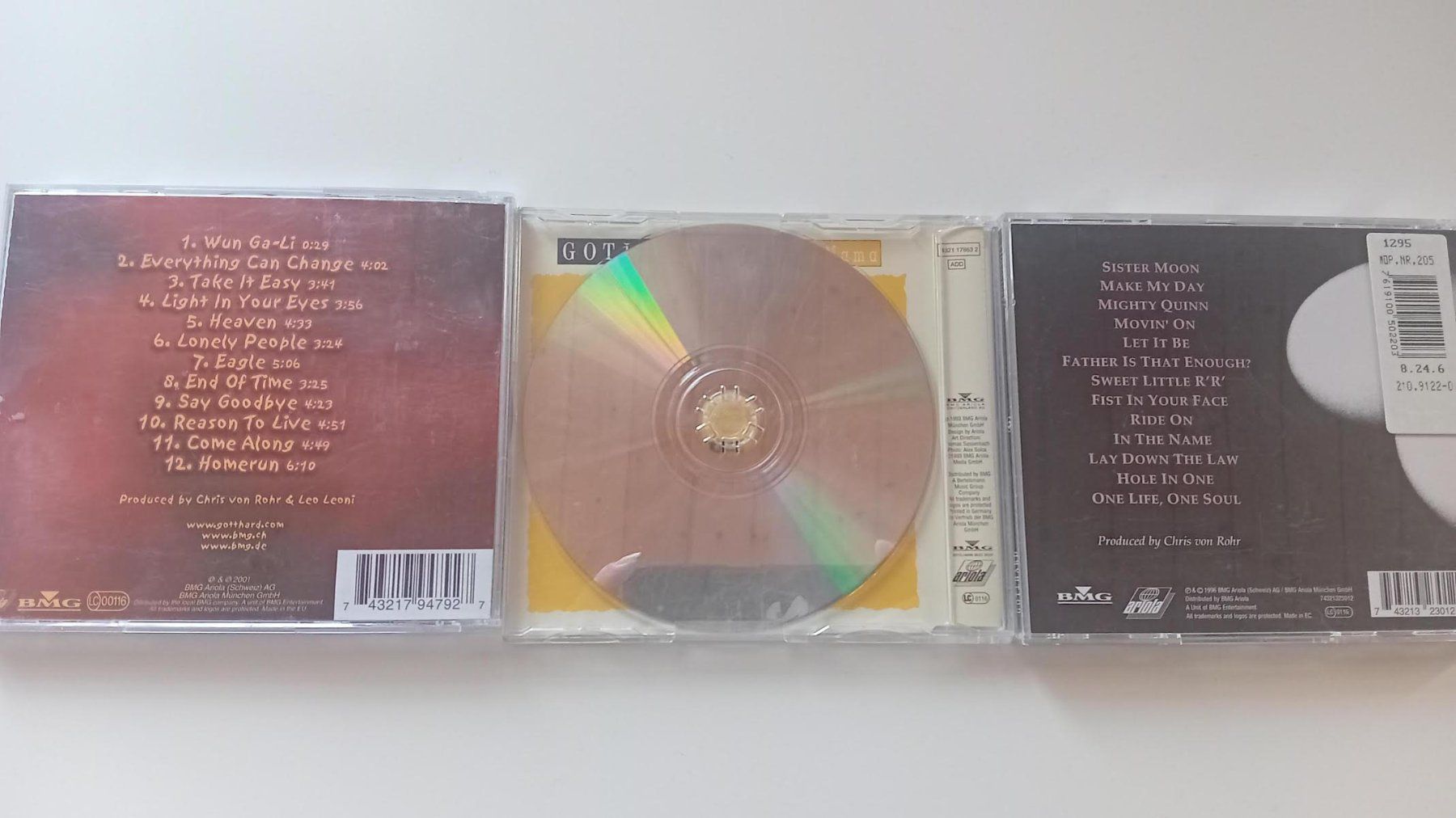 CD: Gotthard CD x3 HOMERUN, Mountain Mama, G – Usato da Salez venduto da Robe12 2