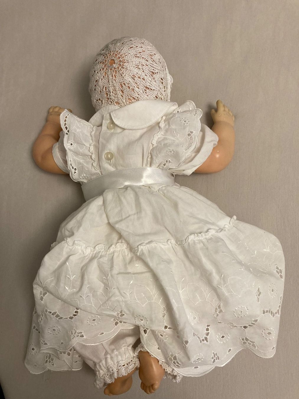 Puppen: Nostalgische antike Puppe mit Stoffkörper und Kleid, alt – Gebraucht aus Berneck von Ordnung2021 5