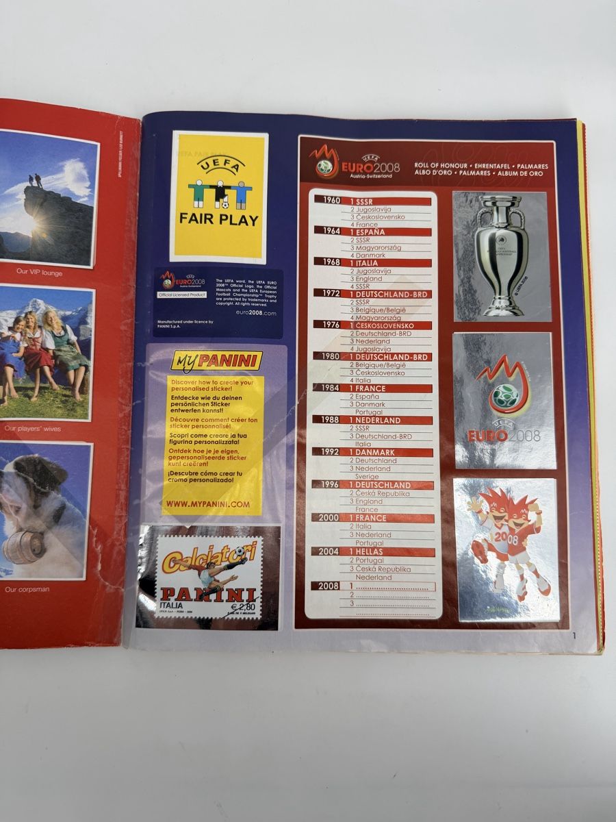 Panini Album: Album Panini UEFA Euro 2008 - complet – Usato da Vessy venduto da _Callidus_ 2