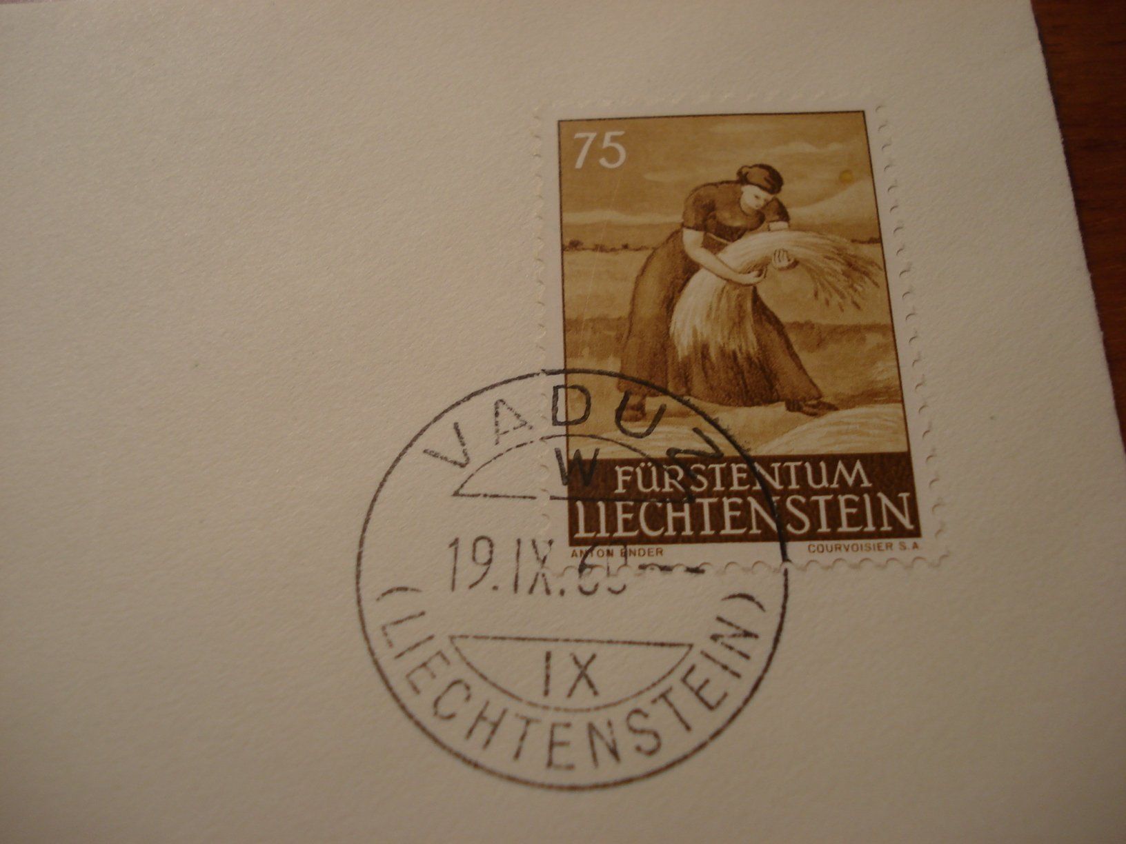 Alle Briefmarken: Liechtenstein Set FDC 1959/64, Dauermarken, 5 Belege – Gebraucht aus Niederwil AG von morostahu 3