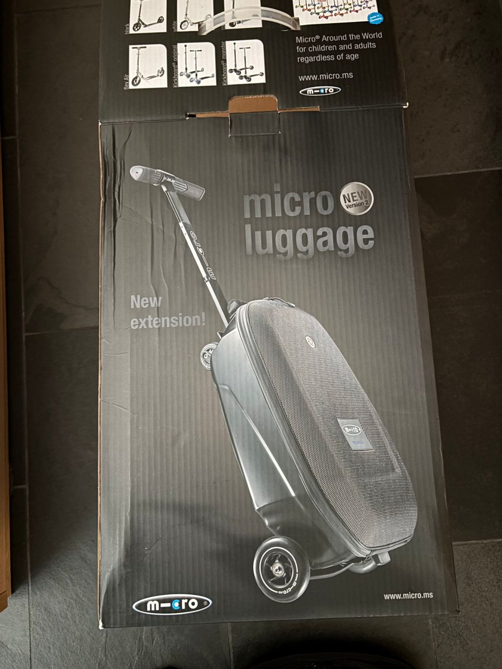 Kickboard: Rollkoffer und Kickboard (micro luggage II) – Gebraucht aus Lengnau AG von Maregg2017 4