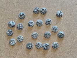 Warmaster - 20 Wunden-Marker - Metall - OOP - Extrem RAR
