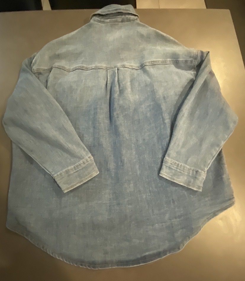 Giacche: Veste-chemisier jeans denim stretch oversize  – Nuovo (secondo la descrizione) da Granges VS venduto da avm_mj7b 1