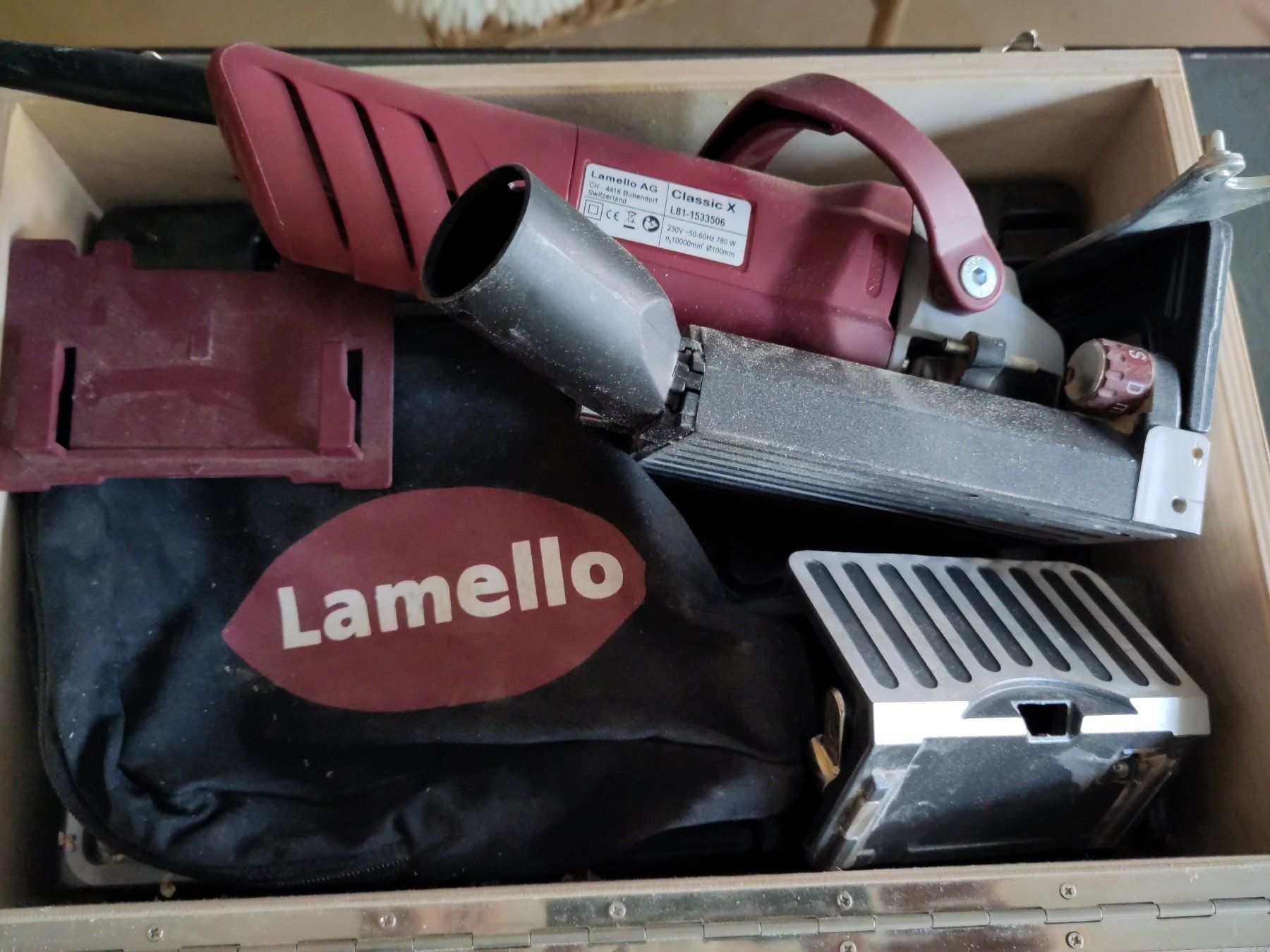 Alle Maschinen: Lamello Classic X Flachdübelfräse – Gebraucht aus Pfäffikon ZH von samy333