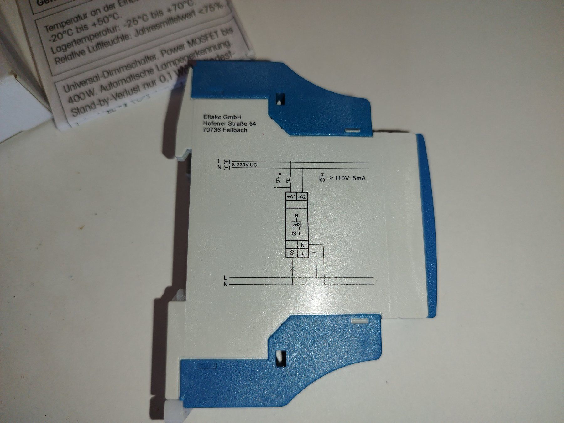 Eltako Componenti elettronici: Eltako Universal-Dimmschalter EUD12NPN-UC – Usato da Wallenwil venduto da Franc.Widmer 2
