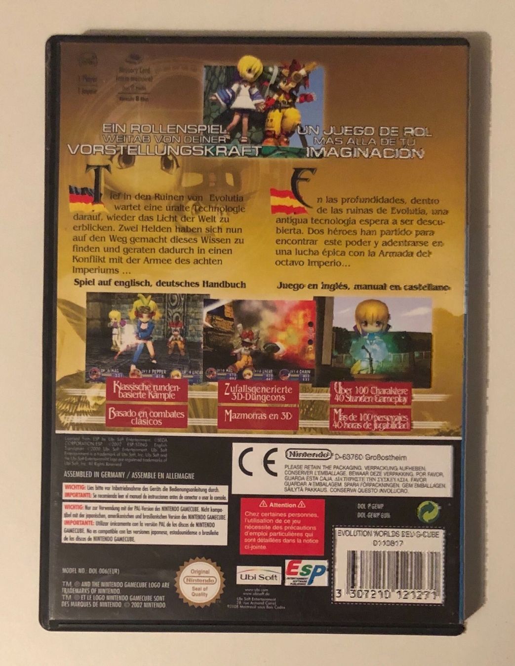 Jeux: Evolution Worlds für Nintendo Game Cube – D'occasion à Kestenholz par Mad18 1