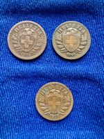 2 Rappen Lot 1875 1893 1910