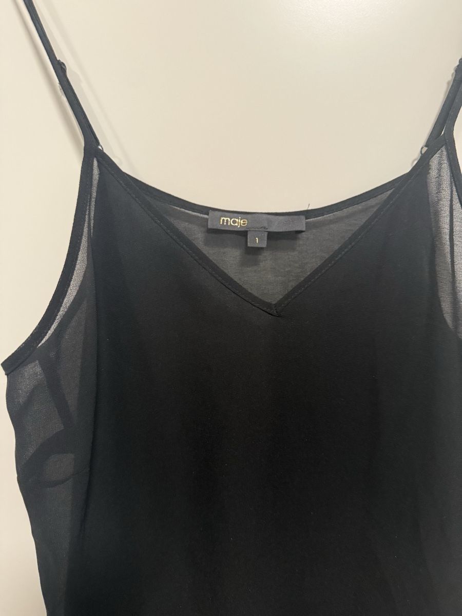 Maje Vestiti: Maje Kleid schwarz mit Muster Grösse 1  – Nuovo (secondo la descrizione) da Zug venduto da 5anna 5