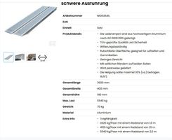 Starke Alu Verladerampen 5500 KG