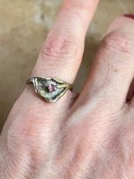 Silberring FLOWER Unikat Gr. 51 Handarbeit