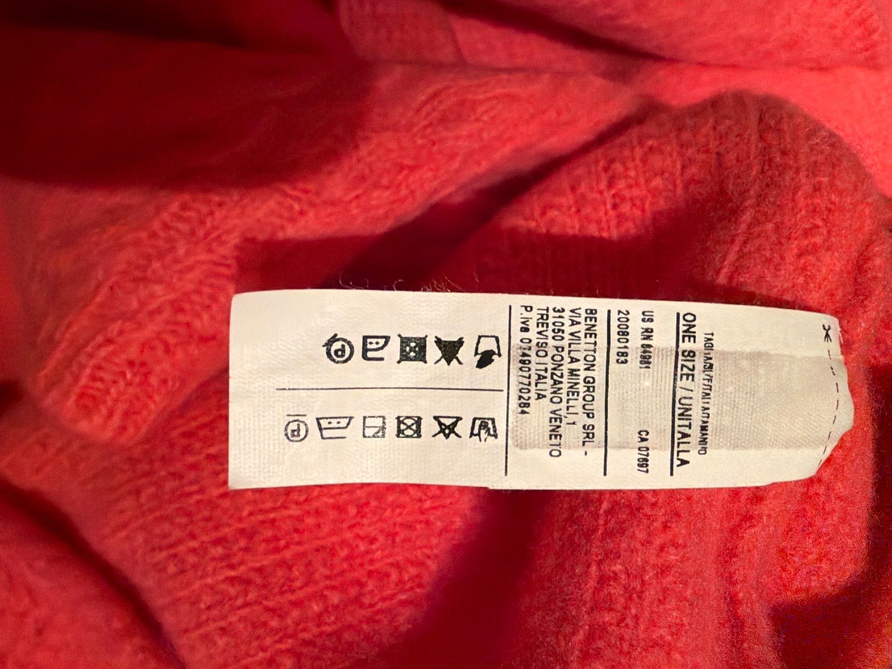 Benetton Altro in Moda donna: Benetton Wolle Cape – Usato da Unterägeri venduto da Jutka_04 5