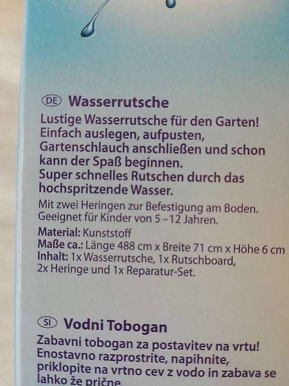 Scivoli: Wasserrutsche mit bodyborad – Usato da Seuzach venduto da Muehlben 1