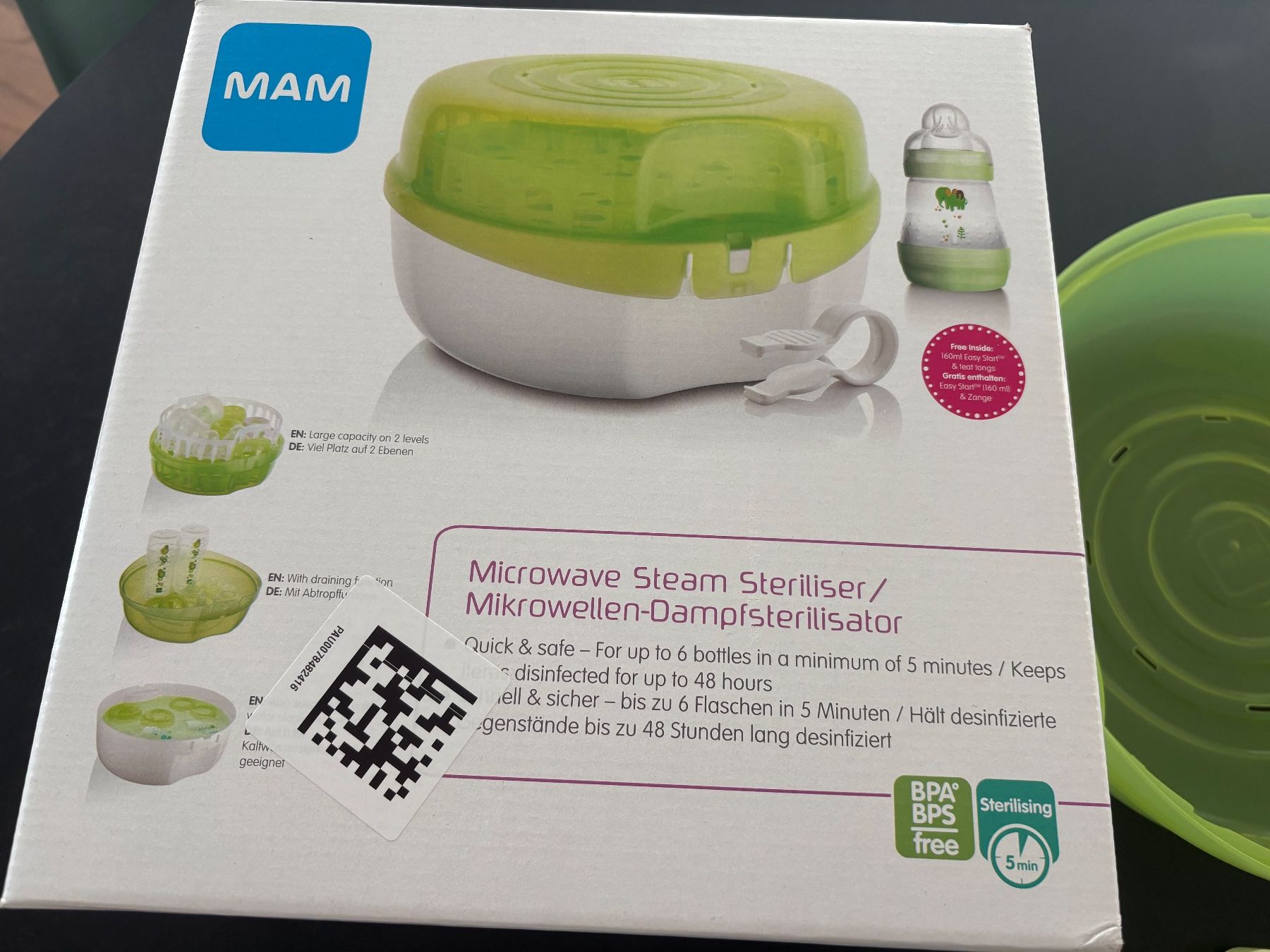 Mam Repas pour bébés: MAM Mikrowellen-Dampfsterilisator – D'occasion à Wohlen AG par kissne4 7