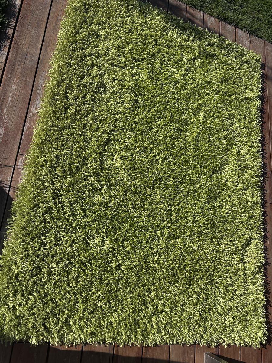 Tappeti: Teppich Grün Indien 140x200cm – Usato da Niederbuchsiten venduto da Dins01