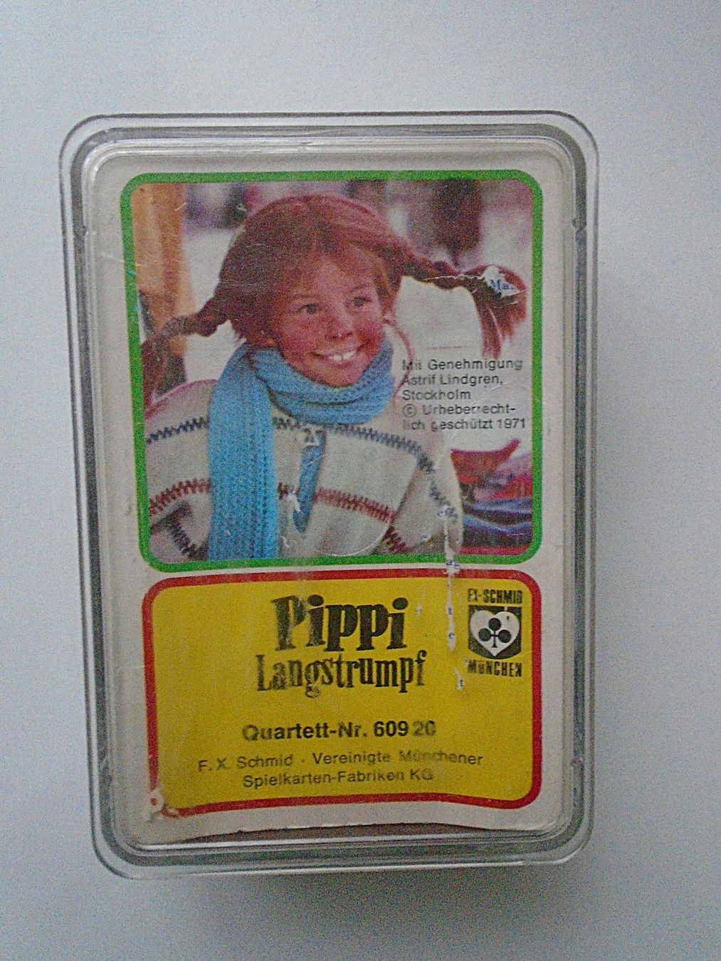 Spiele: vintage Quartett PIPPI LANGSTRUMPF / komplett – Gebraucht aus Pfeffingen von Elfenstein