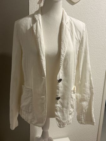 Blazer crème-weiss 100% Leinen von s.Oliver Gr. 36
