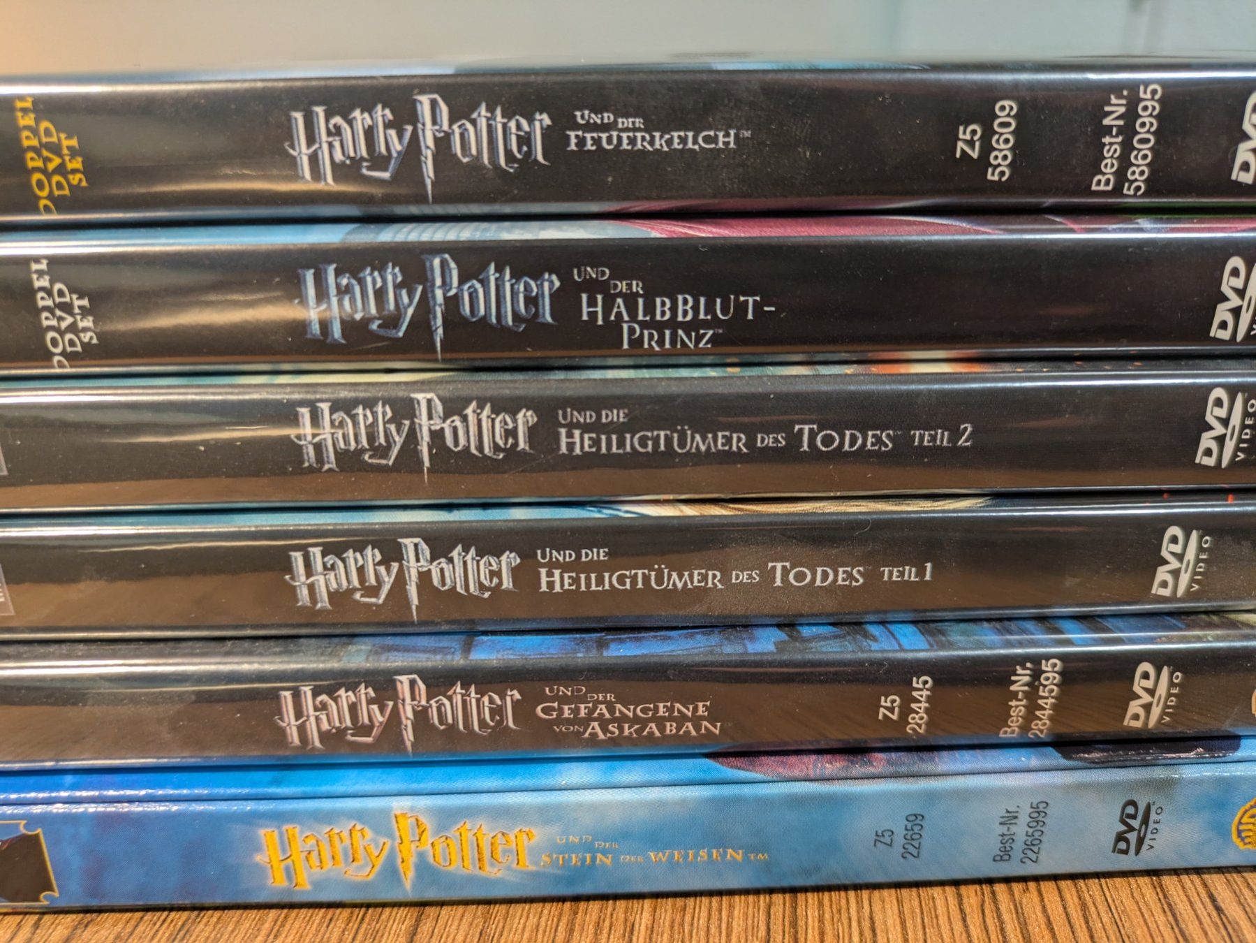 Tutti i DVDs: DVD's Harry Potter – Usato da Wangen an der Aare venduto da eggerclaudia