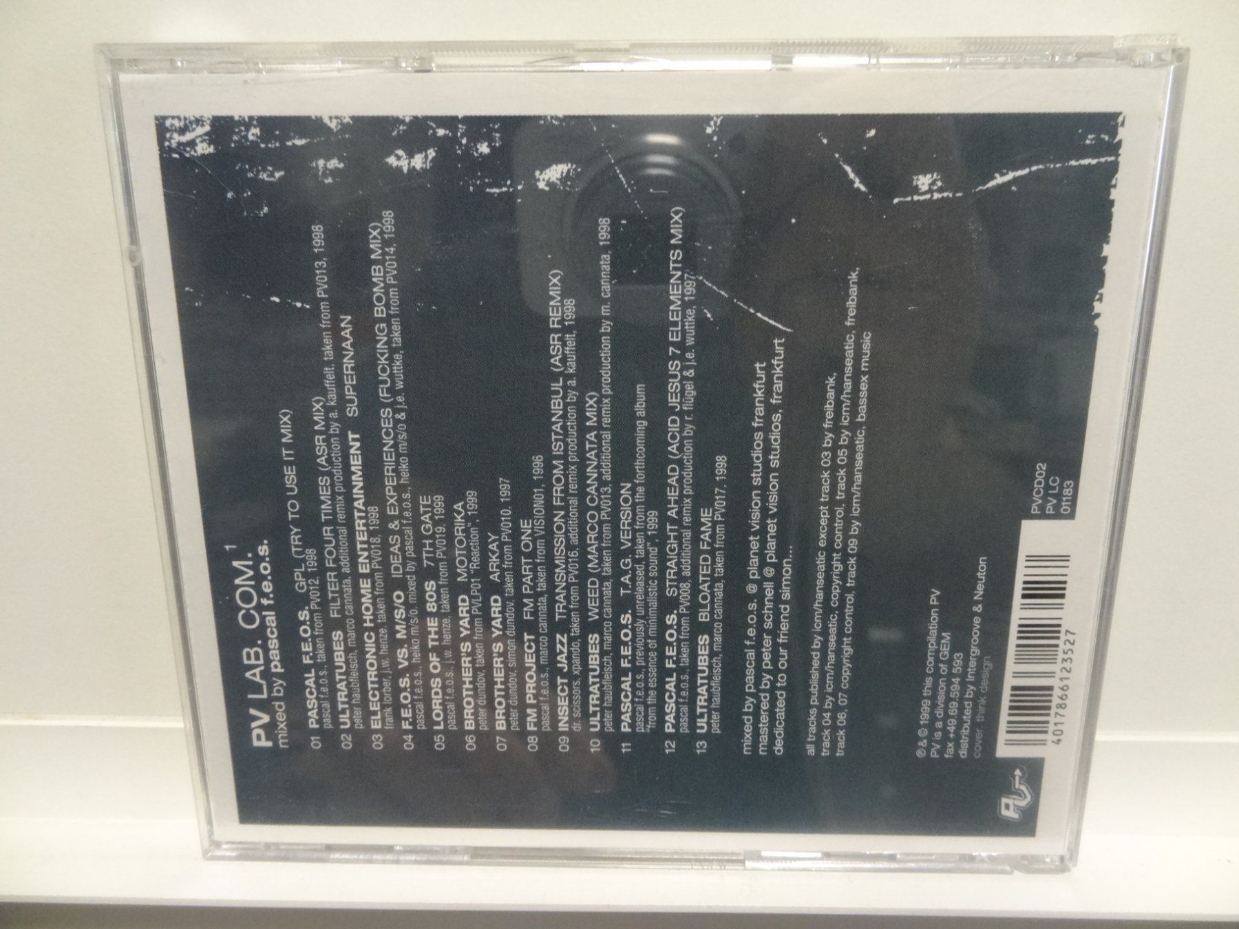 CDs: Pascal F.E.O.S., PV LAB.COM. 1 – D'occasion à luzern par musicandart 1