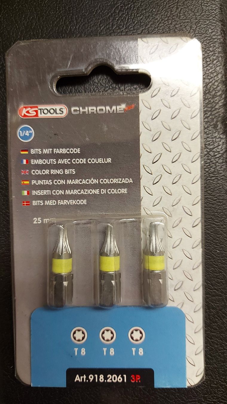 KS Tools Alle Werkzeuge: Torx Bit 3 stück Grösse 8 – Neu (gemäss Beschreibung) aus Schönengrund von nae_8cty