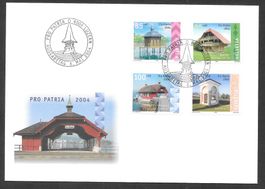 FDC Pro Patria Serie 2004; B284 - B287 ET Luzern 6.5.2004