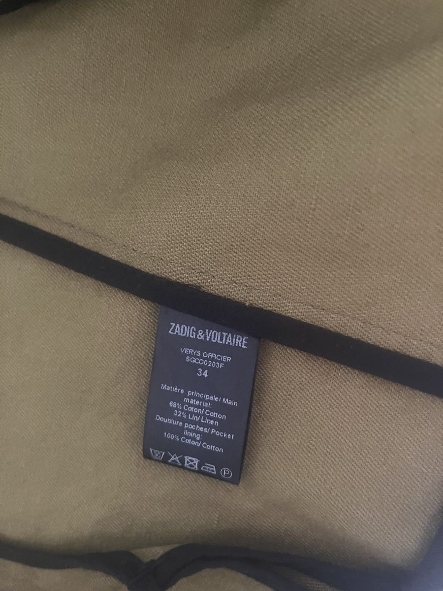 Completi & Tailleur: Zadig & Voltaire Anzug Khaki Gr. 36/34 – Usato da Riehen venduto da SalomeTramer 5