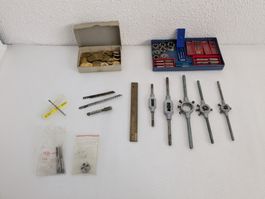 Uhrmacher-Fund: Uhrmacherwerkzeug, Messing Schieben, usw.