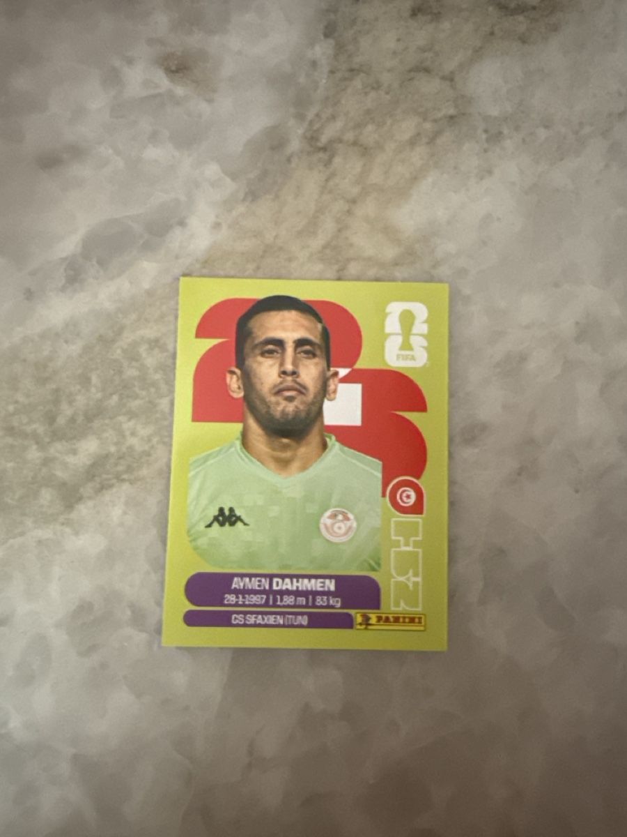 Panini Carte collezionabili: Panini 2026 Aymen Dahmen Tunisien – Nuovo (secondo la descrizione) da Aadorf venduto da lor_f92n