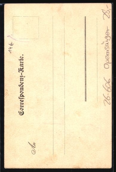 Ansichtskarten: Handgemalt sign. A. Berner: Opernsänger – Gebraucht aus Berlin von bartko-reher 1