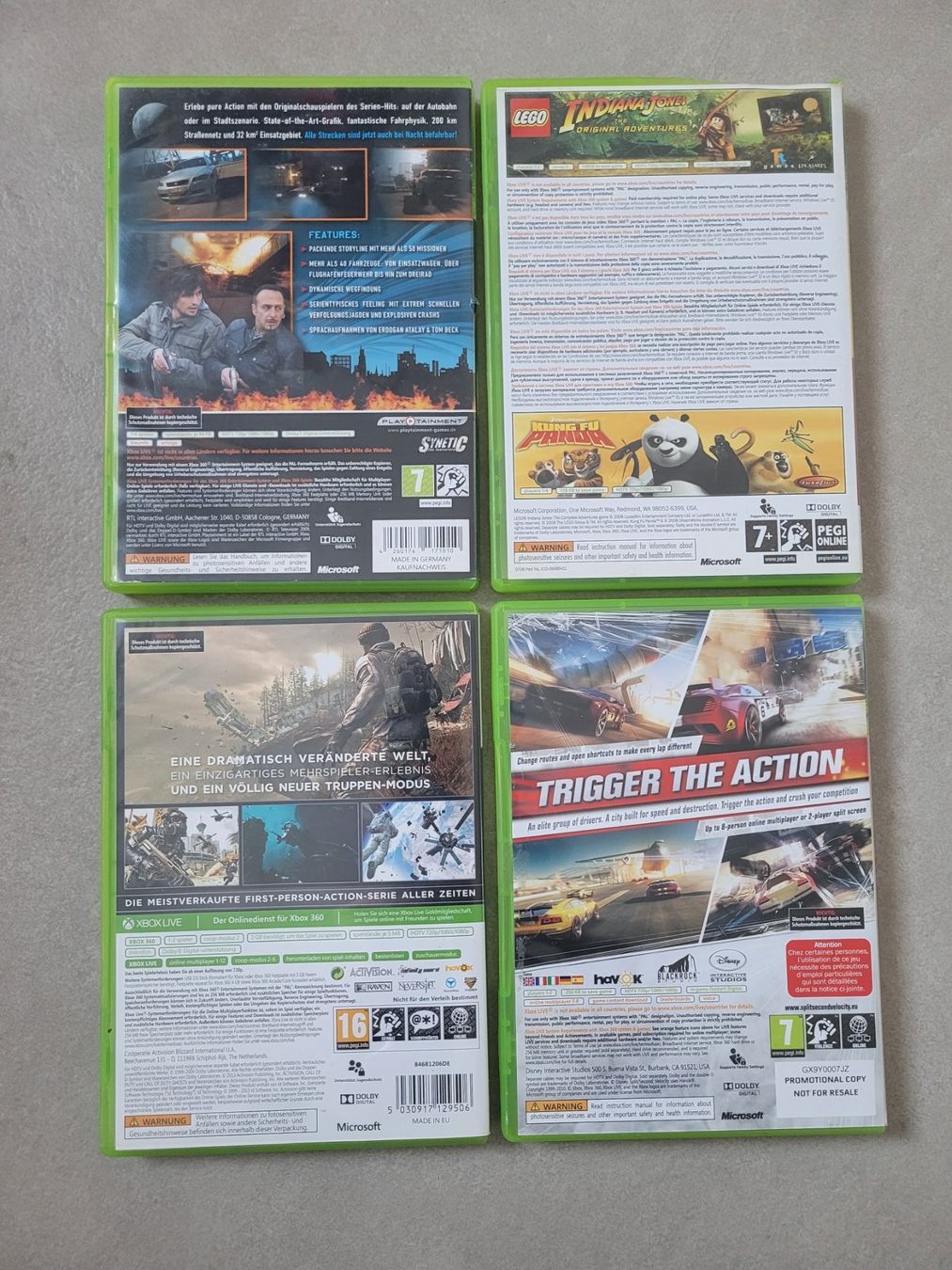 Giochi: 4 x XBox 360 Games – Usato da Uezwil venduto da -Retrogames- 1