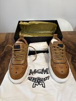 MCM womens Low-Top Trainers Size 36，Brown - Pristine!